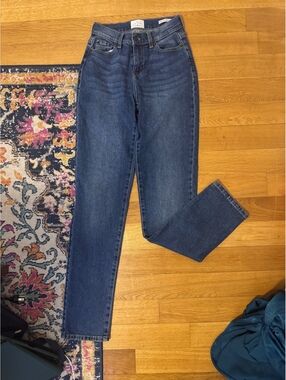 True craft curvy high rise straight jeans